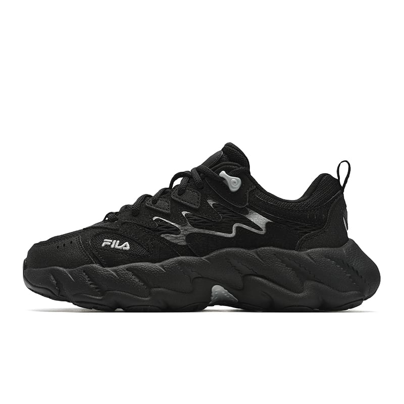 Fila Папоротник 2 Износостойкое Покрытие Низкий Верх Повседневная Обувь Женская Черный F12W511101FBD