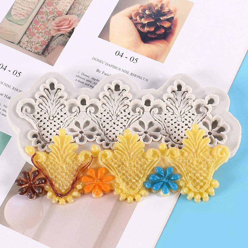 Силиконовая форма для помадки, рельефные формы для торта, формы для украшения торта, инструменты для выпечки на кухне, 2 цвета на выбор