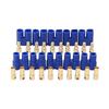 High-Quality EC3 Connectors – 5 Pairs Male-Female | For LiPo RC Batteries | Compatible with RC Helicopters, Car Stereos | Blue Plastic
