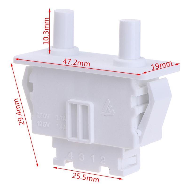 1Pcs Door Switch Compatible With Refrigerators Fridge Freezer Light Switch