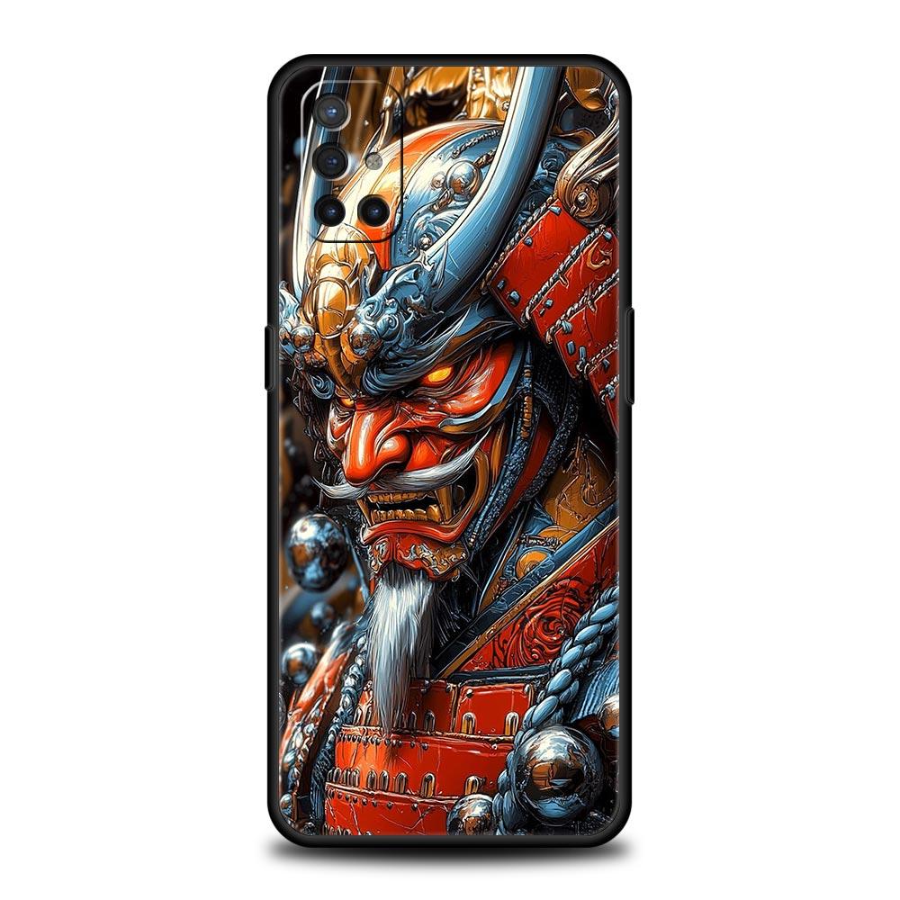 Чехол для телефона для OnePlus 15 13 12 11 10 9 8 7T Pro 13T 13R 12R 10R 9RT 8T Nord 2T CE 2 3 5G Lite Cover Япония Лицо Призрака Самурай
