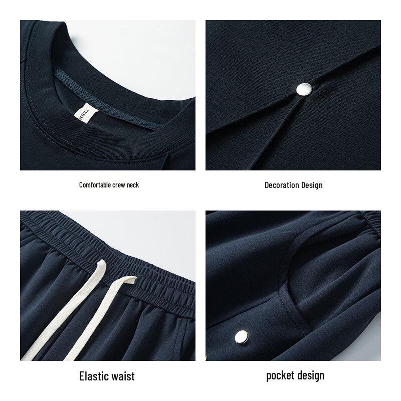 Мужской повседневный летний комплект: футболка и шорты Jeanswest