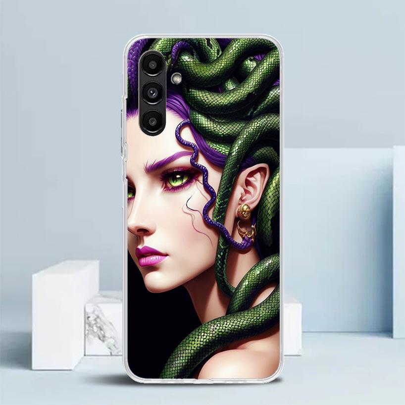 Чехол для телефона Медуза Греческая мифология Для Samsung Galaxy A17 A37 A57 A16 A15 A14 A13 A56 A55 A54 A53 A36 A35 A34 A33 A26 A25 A24 A23