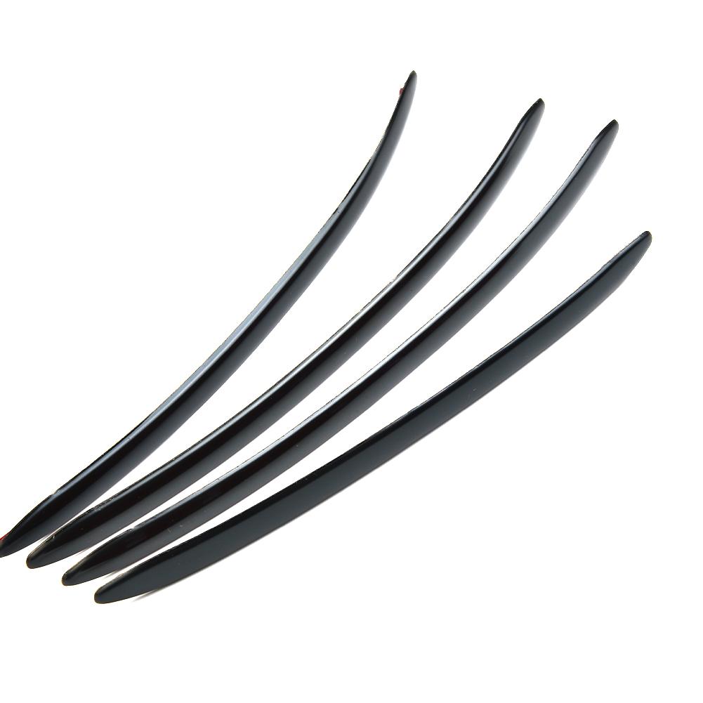 4 шт. черная полоса из нержавеющей стали для отделки дверных ручек автомобиля для BMW 5 серии F10/F18/F11 2011-2021, внешние аксессуары для автомобиля