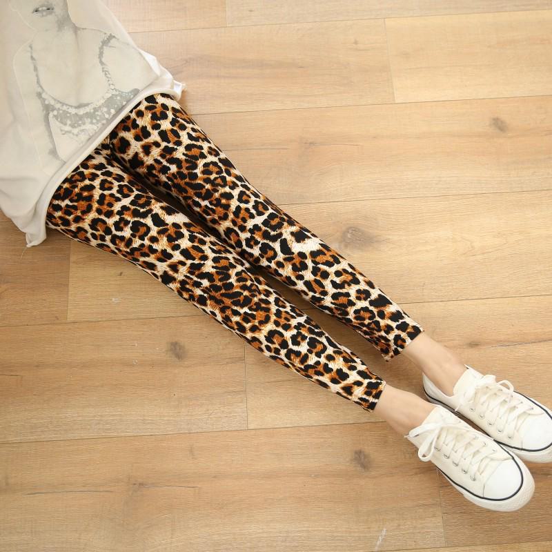 Leopard Print High Waist Stretch Leggings - Stylish and Comfortable Women's Skinny Pants, Hot Sale!