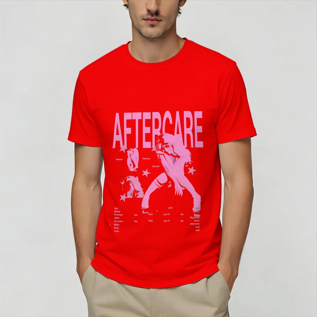 Nessa Barrett Aftercare Unisex T Shirt Awesome Tees Short Sleeve Crewneck TShirts 100 Cotton Graphic Printed Clothing