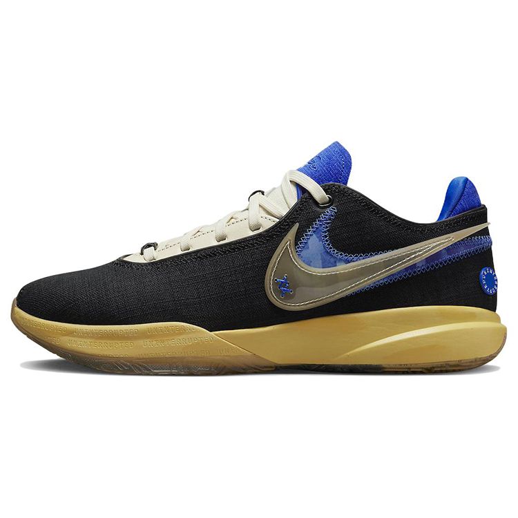 Uninterrupted X Nike LeBron 20 Speak Your Truth Men Sneakers Black Coconut-Milk Hyper-Royal FN0941-001