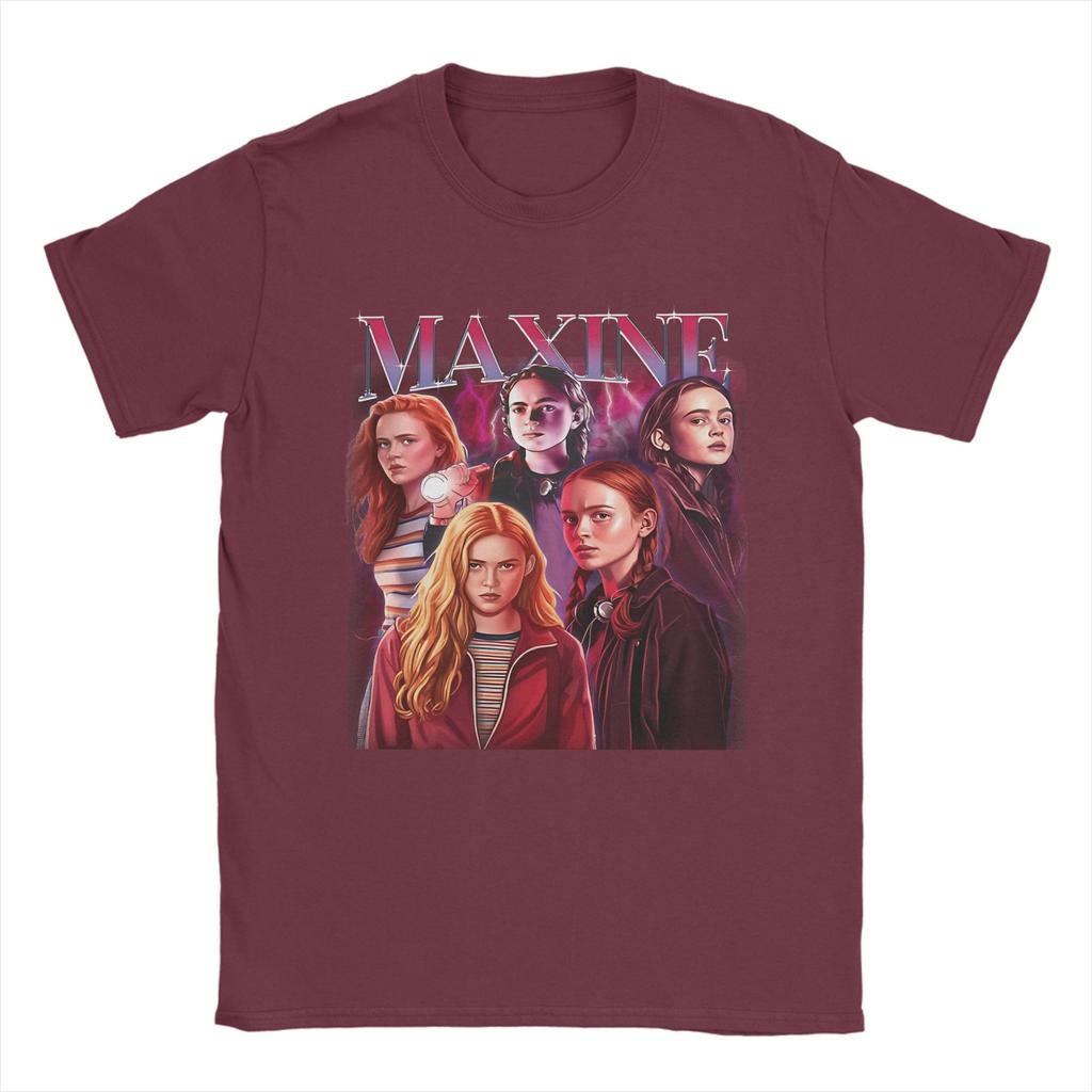 Streetwear T Shirt Summer Vintage Maxine Bootleg T Shirts Steve  Cotton Tshirt for Unisex Aesthetic Big Size Short Sleeve Clothes