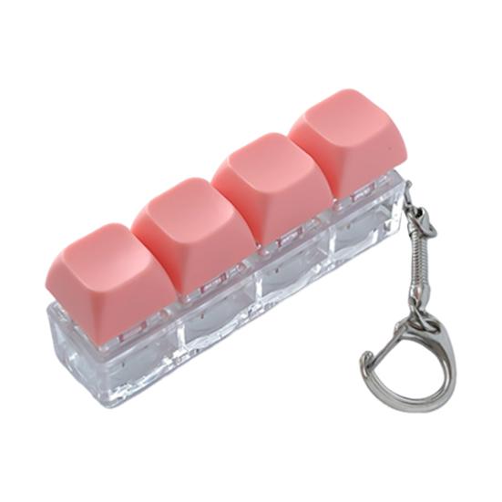 Механическая клавиатура Фиджет брелок Снятие стресса Тревога Портативный Дорожный Тихий Детский