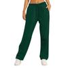 Women's Winter Sweatpants Solid Color Casual Pants Women's Fleece Sweatpants Wide Leg Straight Pants