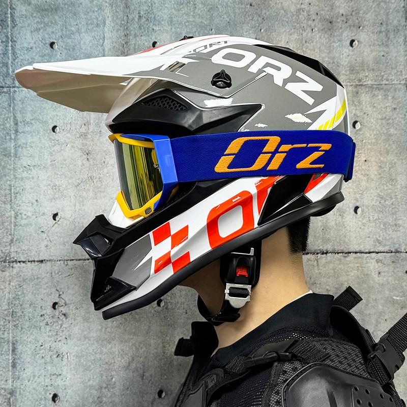 ORZ-F16 adult off-road motorcycle helmet DH bicycle downhill cross helmet capacity de moto DOT approved for both men and women