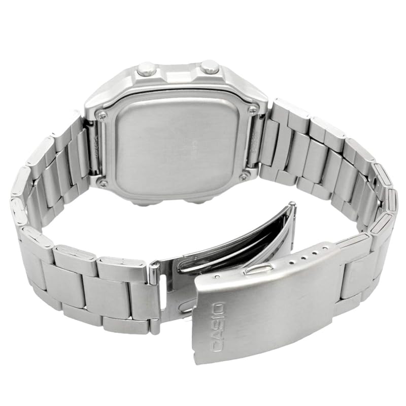[Casio] CASIO Цифровые часы с мировым временем AE-1200WHD-1AV Мужские Металлический ремешок Серебристый Зарубежная модель [Б/у]
