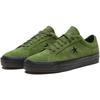 Converse One Star Pro Retro Casual Slip Resistant Durable Low Top Skate Shoes Unisex Sneakers Green 166838C