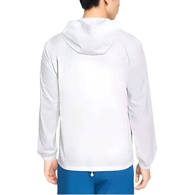 Li-Ning Куртка Urban Outdoor Series однотонная, с капюшоном, на молнии, ультралегкая, дышащая, быстросохнущая, водонепроницаемая, ветрозащитная, солнцезащитная YFDT141-1