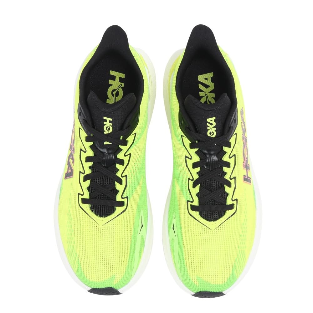 Hoka One One Mach X 3 Running Hoka Size Men's Shoes, Neon, Citrus/Neon Lime, 26.5 (US 8.5), 1168720-NNHK