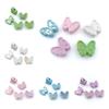 Creative DIY Earrings Bracelet 5pcs UV Butterfly Beads Necklace Phantom Color Handmade Accessories Fashion Jewelry Materials