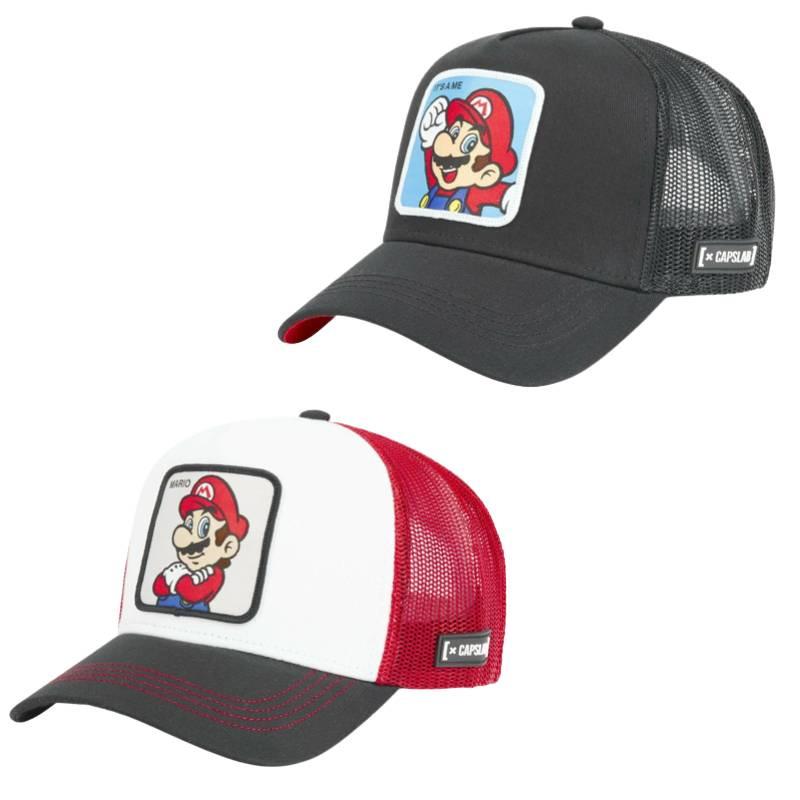 Cute And Sweet Mario Character Cotton Baseball Cap For Protection And Warmth