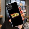 Movie Back To The Future For IPhone 17 16 16e 15 14 13 12 11 Pro Max Mini Plus Phone Case