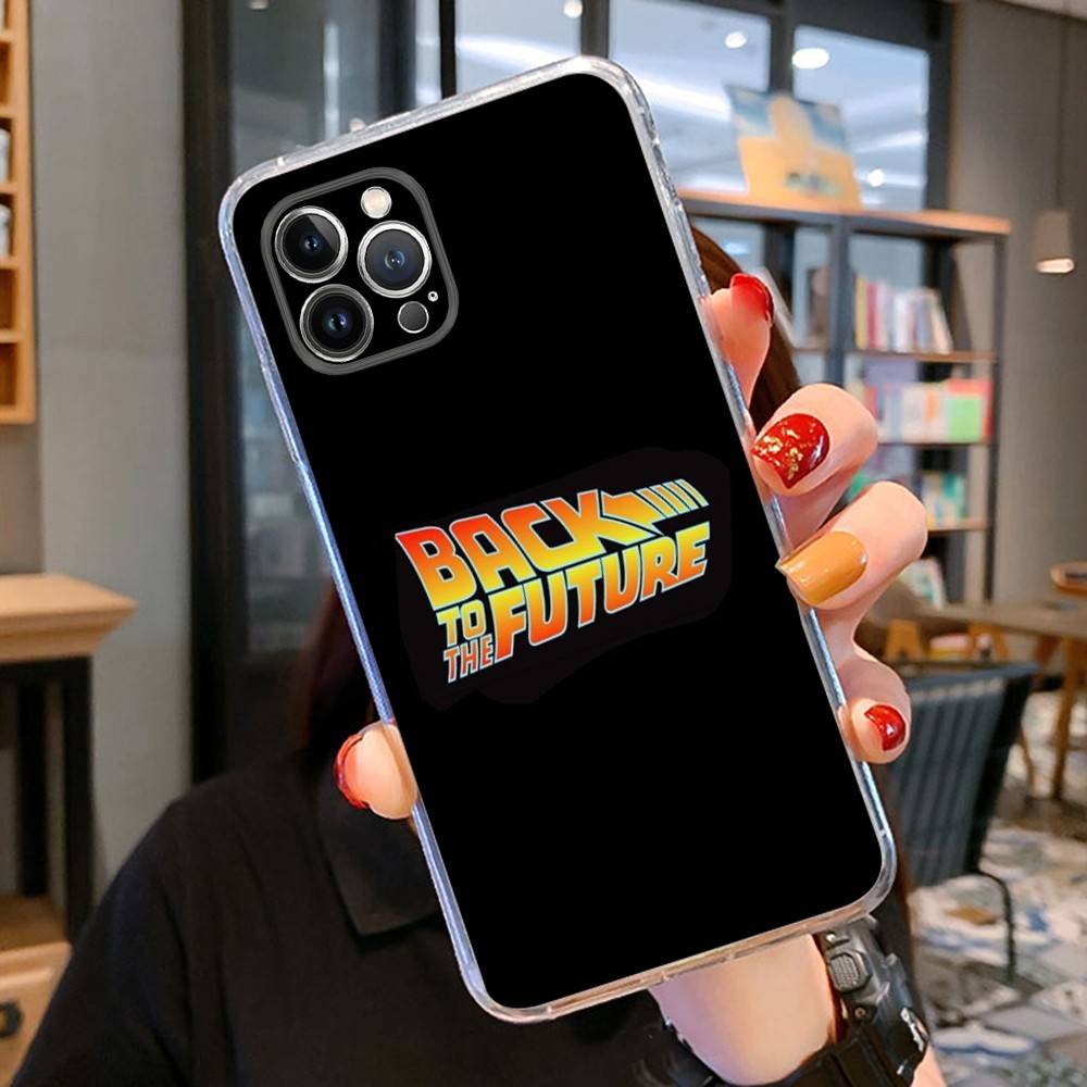 Movie Back To The Future For IPhone 17 16 16e 15 14 13 12 11 Pro Max Mini Plus Phone Case