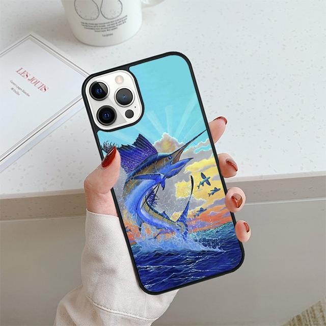 Панель с форелью Рыбалка Чехол для телефона iPhone 13 12 Mini 14 15 16 Чехол для Apple 11 Pro Max 6S 8 7 Plus SE2020 Coque