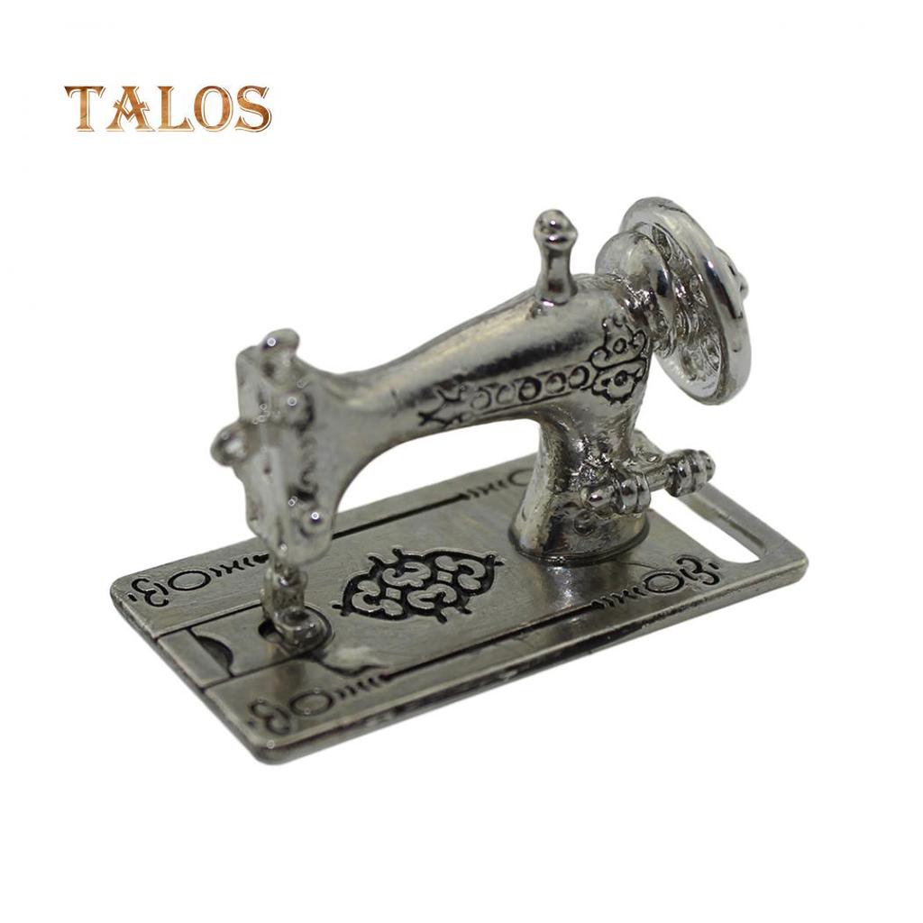 Mini Lovely Metal Sewing Machine Model Toy Dollhouse Miniature Accessories Toys For All Age