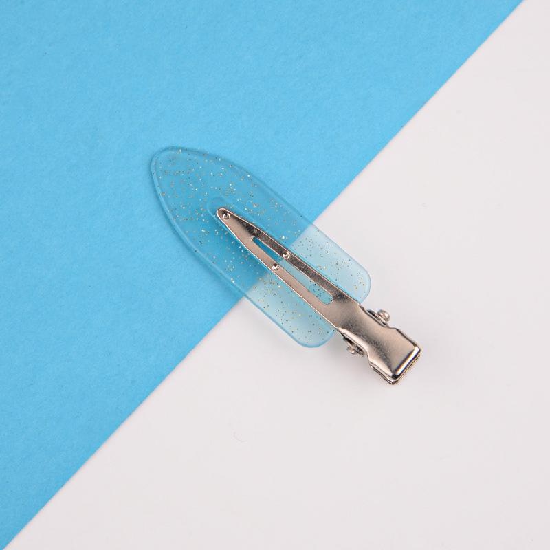 Acetate Hair Clip Women's Summer Side Hair Clip Duck Beak Clip Makeup Bangs Hair Clip Tiara