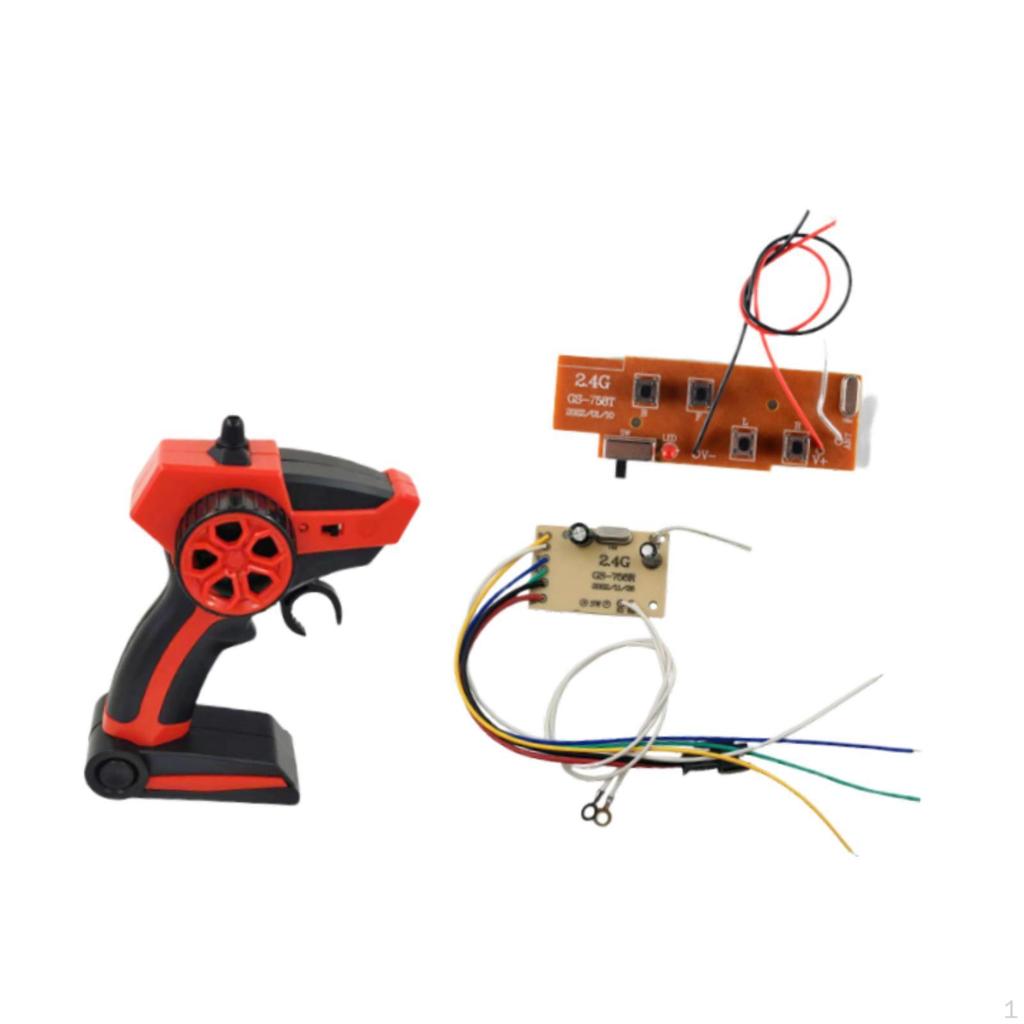 4CH RC Boat Remote Controller Accessories and Receiver Board Easier To Control Low Power Alarm for