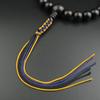 [WONDERFUL LOTUS Myorenka] Myorenka Buddhist Prayer Beads for Men, Jodo Shinshu, 22 Beads, Ebony, Two-Color Tassel, Buddhist Altar Accessories,