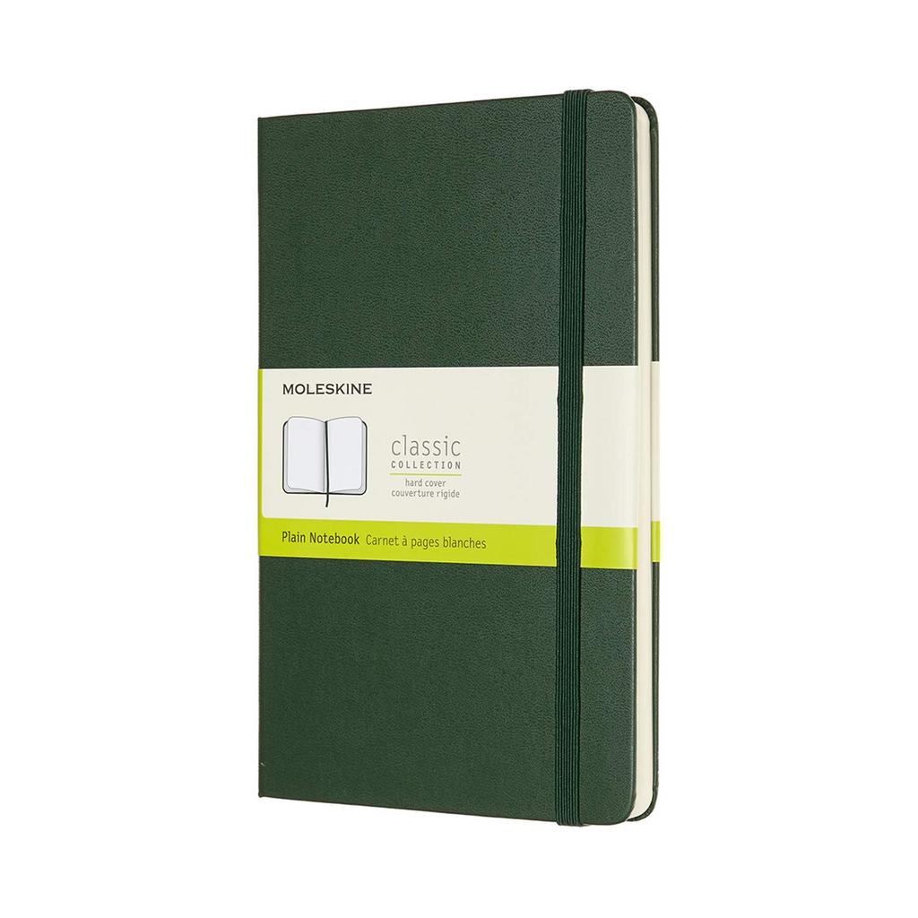 Moleskine Notebook Classic Notebook Hardcover Plain Large Size Wide X 21cm Myrtle Green QP062K15 (13cm Long)