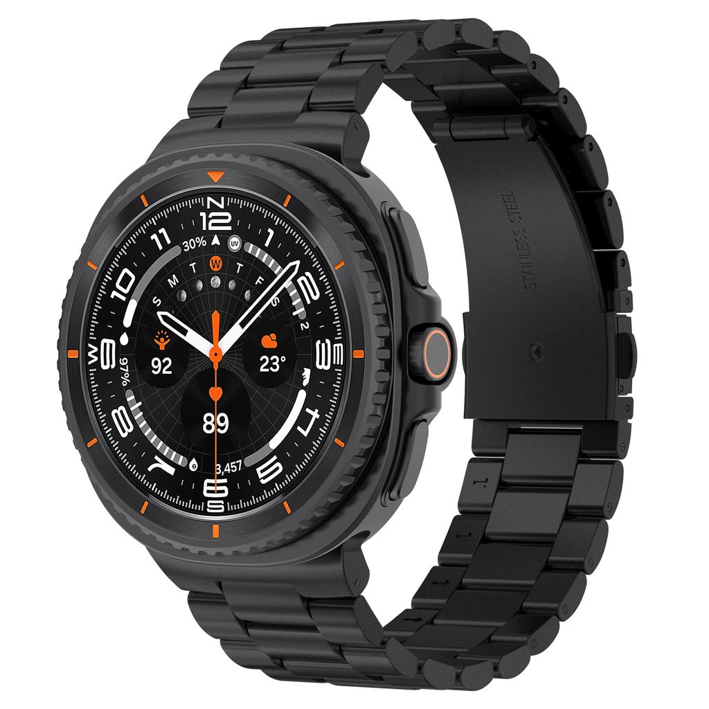 Роскошный ремешок для Samsung Galaxy watch 8 ремешок 40мм 44мм Металлический браслет из нержавеющей стали correa Samsung galaxy watch 8 classic 46мм