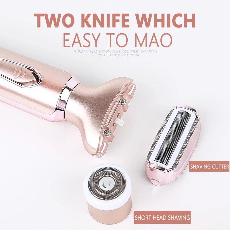 Бритва для удаления волос на лобке, женская бритва для подмышек, бритвы для бритья, перезаряжаемый триммер, женская зона бикини, интимные стрижки
