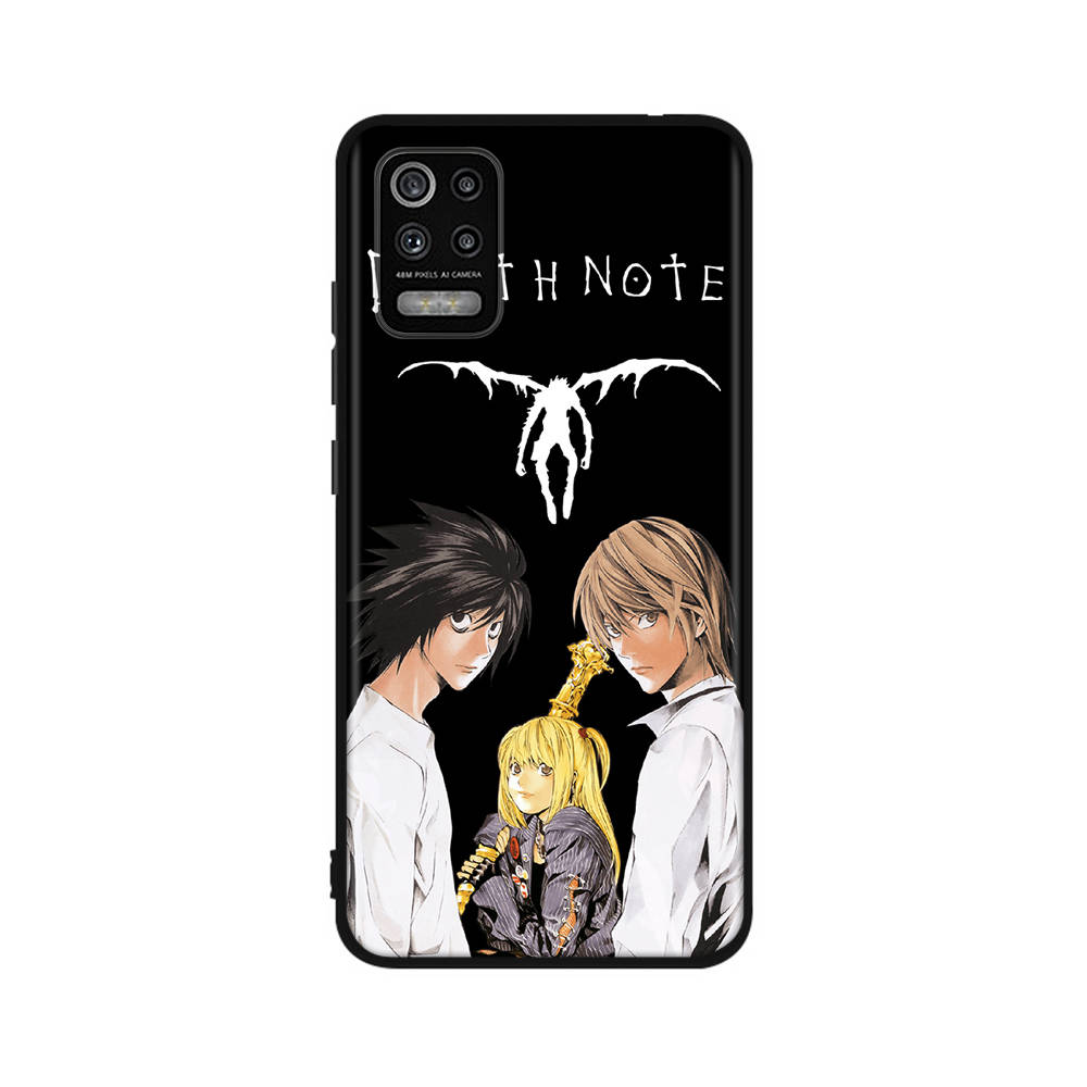 Чехол DT21 Death Note для OPPO Reno 8 6 5 4 Pro Find X3 A17 A31 A38 A40 A53 A54 A55 A74 A76 A78 A77 A80 A94 A95 A96 Lite черный мягкий чехол