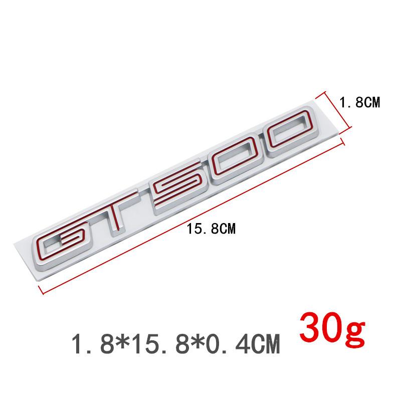 Car 3D Metal Letters Decals Sticker For Mustang GT 500 SHELBY GT350 GT500 Logo Car Body Tail Trunk Badge Emblem Stickers