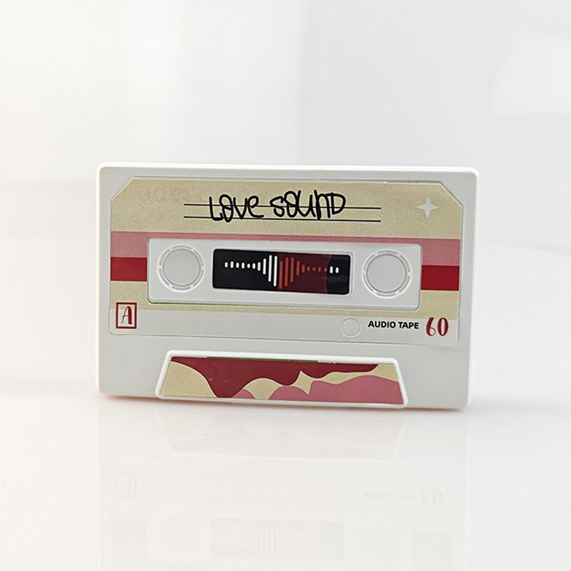 Recording Voice Card Tape Greeting Card Recordable 300 Seconds Diy Recording Musiccard Valentine'S Day Anniversary Birthday Gift