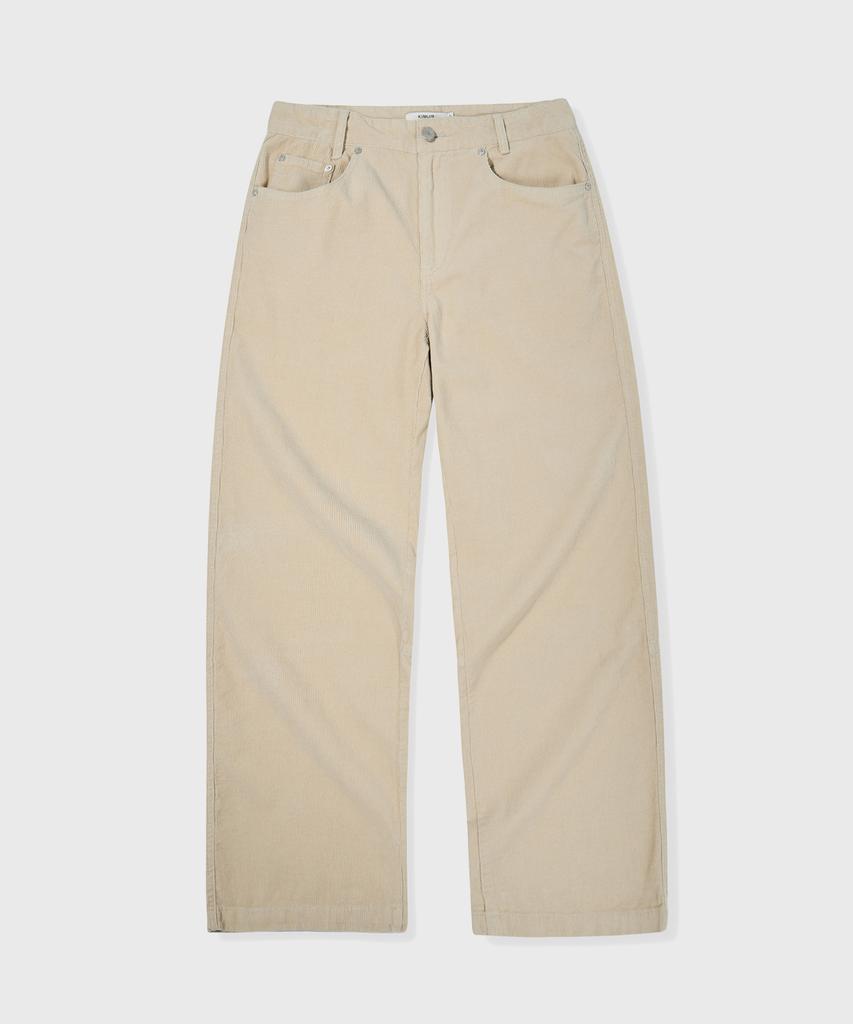 KIIMUIR Washed Corduroy Pants_Beige