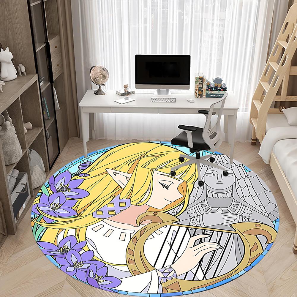 1 шт. Круглый ковер Legend Zelda для офиса, под офисные стулья, спальни, гостиной, домашний декор a1016251