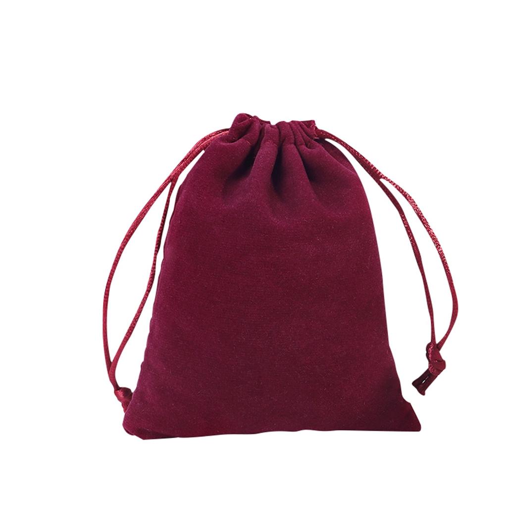 Flannelette Bag Jewelry Storage Bag Drawstring Flannelette Bag Jewelry Small Velvet Bag