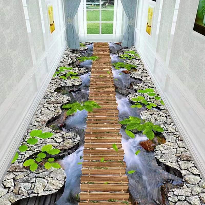 Новый 3D забавный приключенческий коврик для коридора, спальни, кухни, напольный коврик, украшение, игровой коврик, идиллический ковер для гостиной
