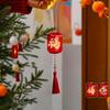 Китайский Новый год Подвесные фонарики Маленький светящийся красный фонарик с кисточкой для Нового года, Праздника весны, Свадебной вечеринки Декор