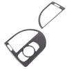 Soft Carbon Fiber Dashboard Side Air Vent Trim Sticker For BMW 6 Series 2004-10
