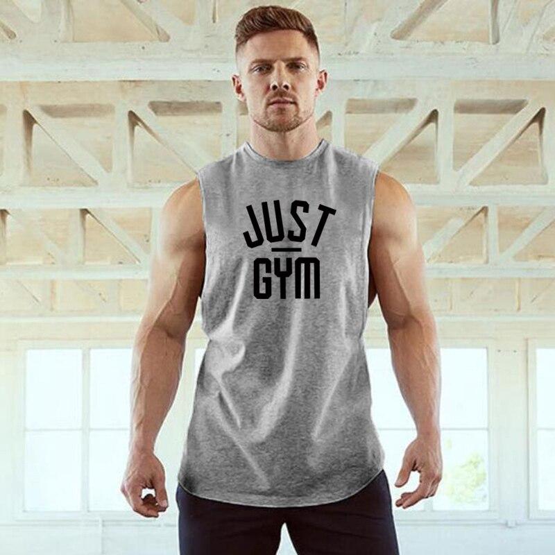 Muscleguys Brand Gym Clothing Canotte Bodybuilding Drop Armhole Tank Top Men Fitness Tanktop Sleeveless Shirt Workout Vest