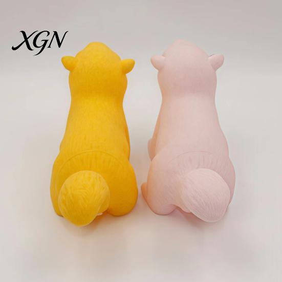 Soft Pinch Toy for Children Realistic Squirrel Squeeze with Sound TPR Fidget Built-in BB Kids Adults Cute Animal-Shaped Decompression Gadget