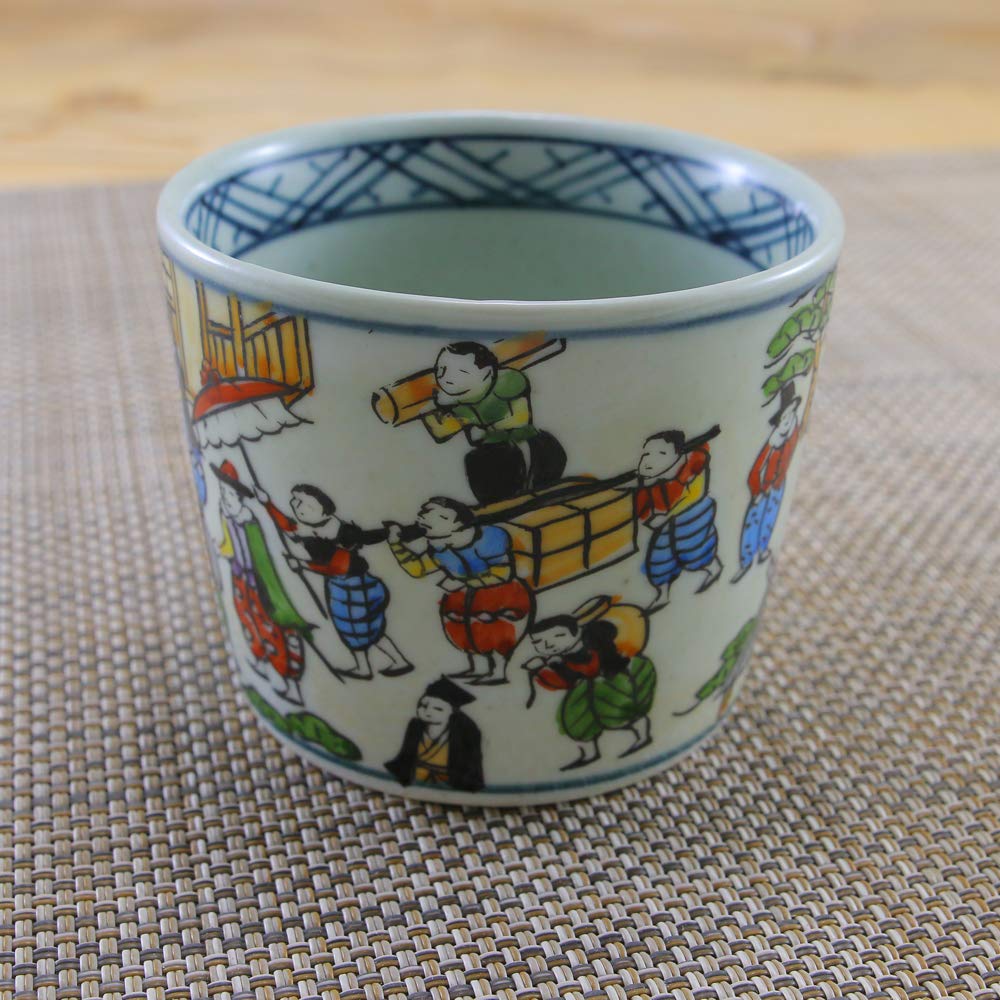 Соба чоко Арита посуда Энзаэмон печь картина свиток соба чоко иностранец чашка Эдо чайная чашка японская посуда керамика Санкай Риши