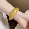 Smudging Irregular Wide Bracelet Curved Retro Hand Ring Creative Acrylic Open Bangle  Decoration