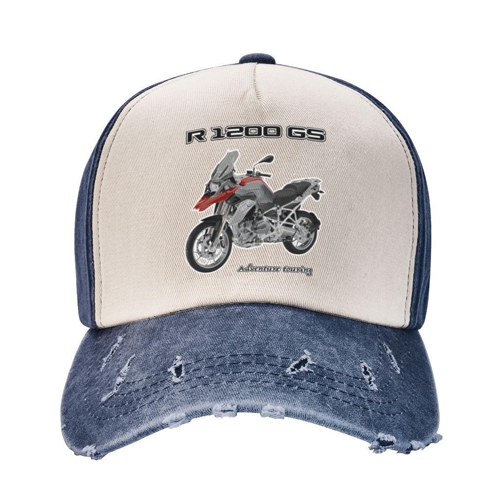 R1200GS Adventure Sport Motorcycles Merch Unisex Baseball Cap R 1200 GS Moto Distressed Washed Caps Hat Casual Soft Headwear