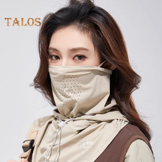 Солнцезащитная шапка-ушанка для лица, шейный платок UPF 50+, дышащий, охлаждающий, ледяной шелк, летний, для велоспорта, женский капюшон, бандана, шарф, защитная маска для лица