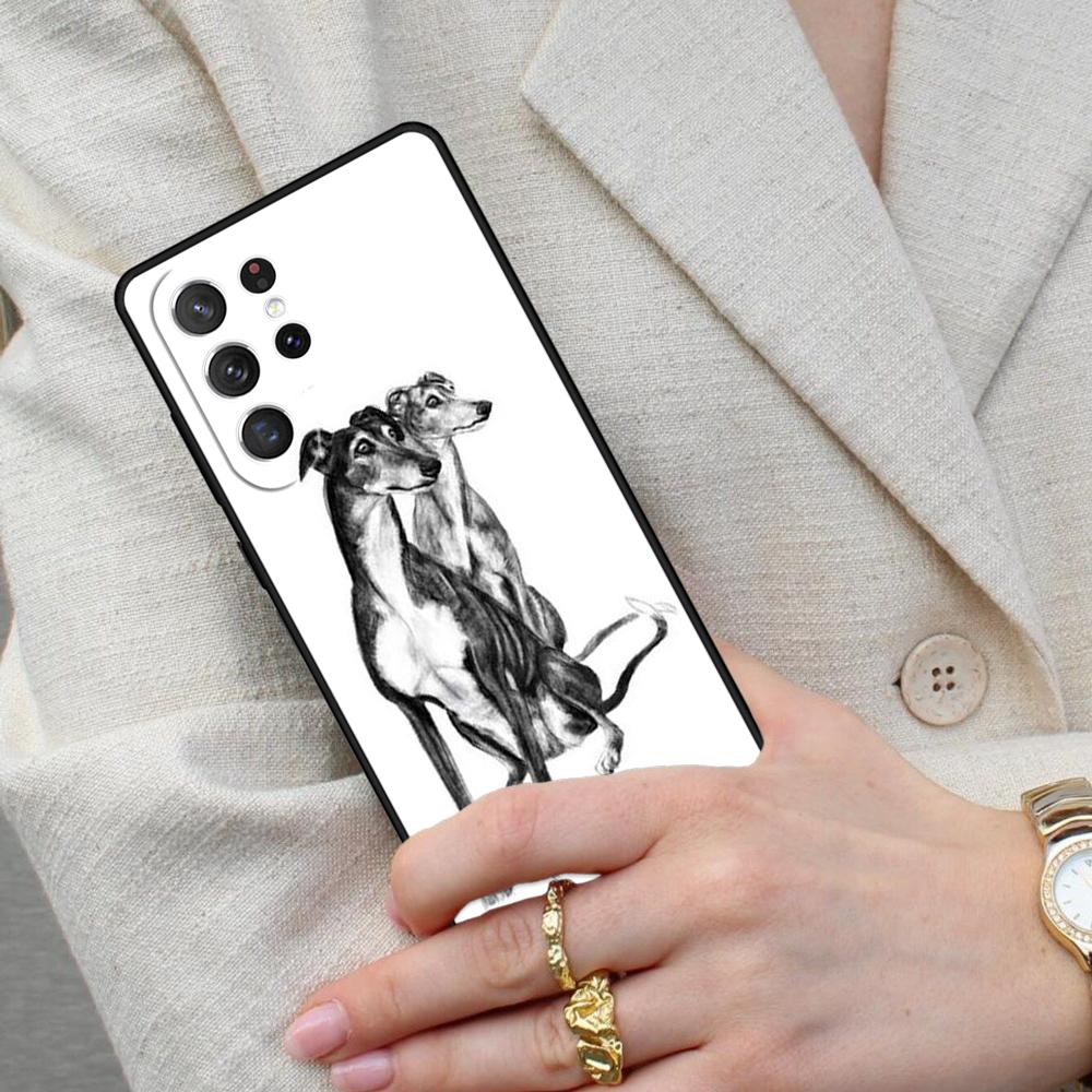 Galgo Greyhound Dog SOFT Cell Phone Case for Samsung Galaxy S26 Ultra S25 S24 S23 S22 S21 S20 Note10 Cover