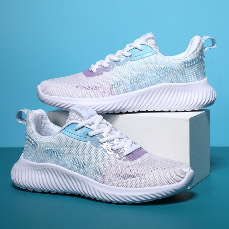 Кроссовки Flying Woven Mesh, маленькие, прозрачные, дышащие, кроссовки, высокоэластичные, износостойкие, модные, универсальные