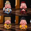 Resin God Of Wealth Mascot Ornaments Home/Room/Car Decoration Feng Shui Fortune God Statue Office Accessories Crafts