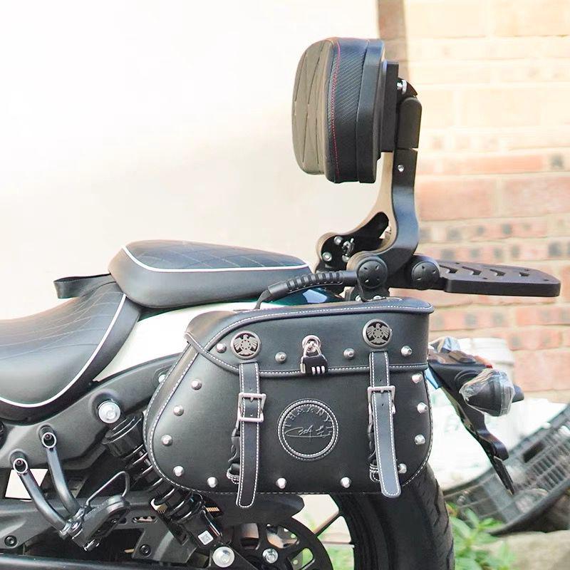 Водонепроницаемая боковая сумка CFMOTO 250CLC и аксессуары для бампера, защищающего от падений, со складной спинкой и полками для ступенек
